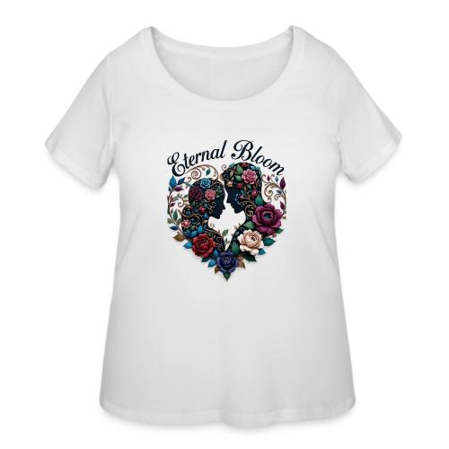 Eternal Bloom Embrace T-Shirt - Women's Curvy T-Shirt