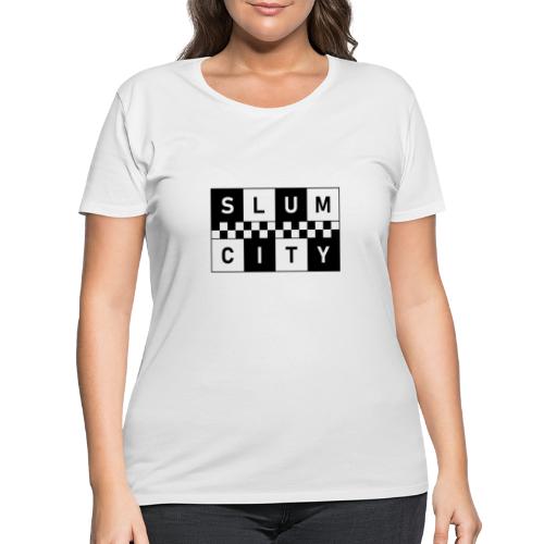 Slum City Logo - Women's Curvy T-Shirt