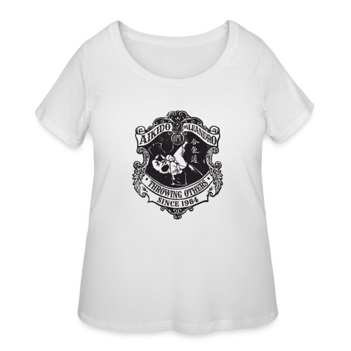 ASL 30 Anniversary shirt black - Women's Curvy T-Shirt