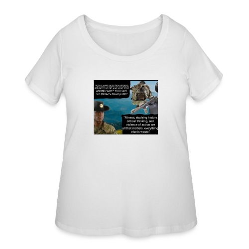 Military discipline - Women's Curvy T-Shirt