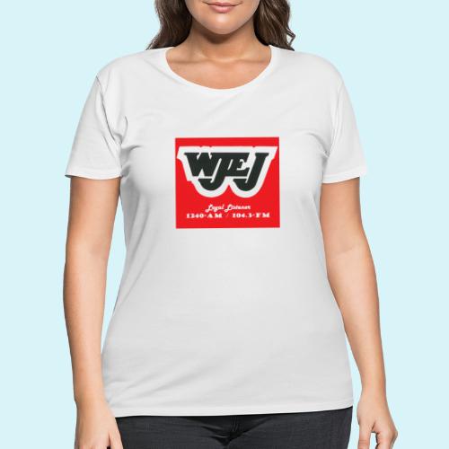 WJEJ Loyal Listener Red / Black - Women's Curvy T-Shirt