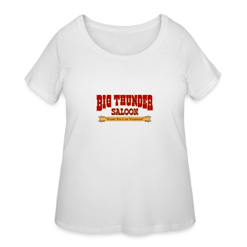 Big Thunder Saloon - Women's Curvy T-Shirt