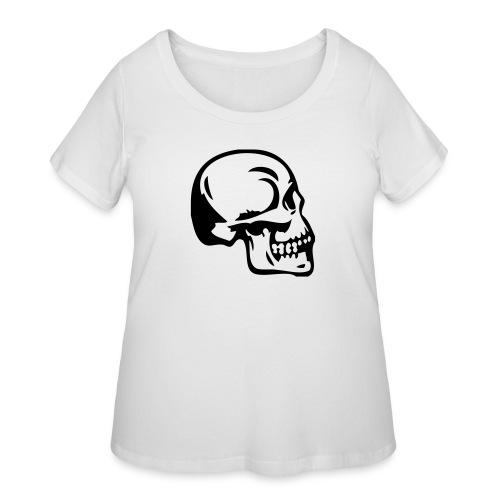 Halloween Skulls Trick or Treat Bags - Women's Curvy T-Shirt