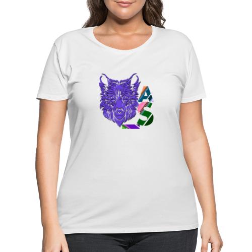 AS Animal Look - Women's Curvy T-Shirt