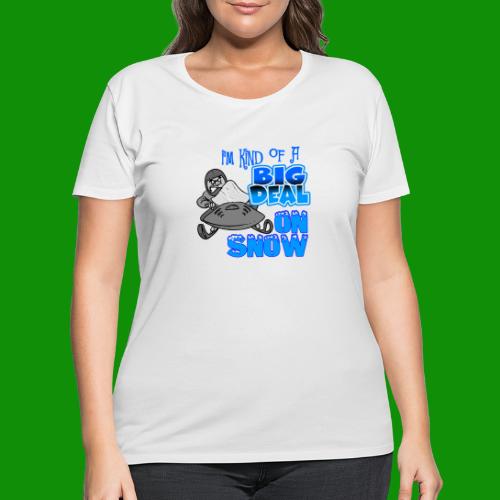 Big Deal on Snow - Women's Curvy T-Shirt