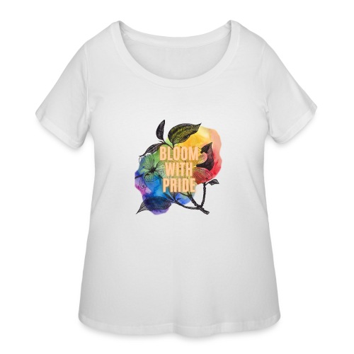 Bloom With Pride - Women's Curvy T-Shirt
