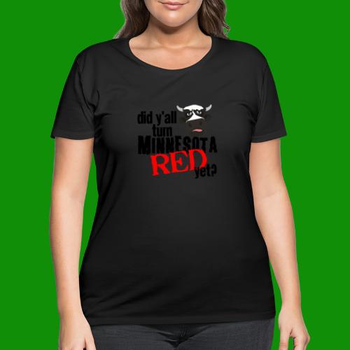 Turn Minnesota Red - Women's Curvy T-Shirt