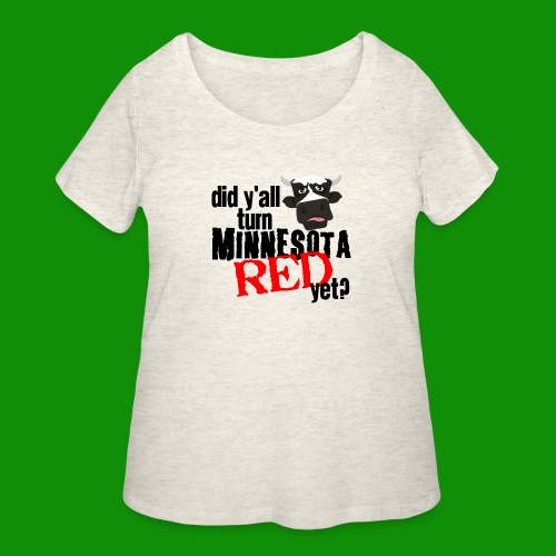 Turn Minnesota Red - Women's Curvy T-Shirt