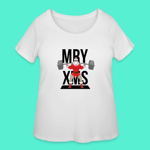 Santa lifts - Women's Curvy T-Shirt
