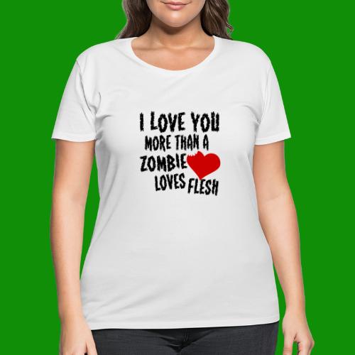 Zombie Love - Women's Curvy T-Shirt