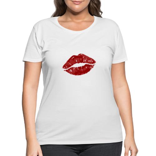 Kiss Me - Women's Curvy T-Shirt