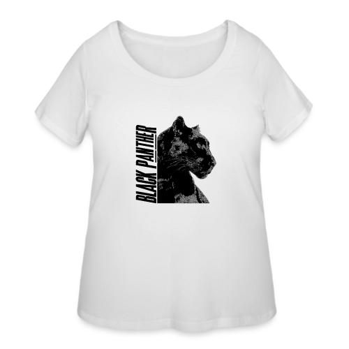 PANTHER CAT - Women's Curvy T-Shirt