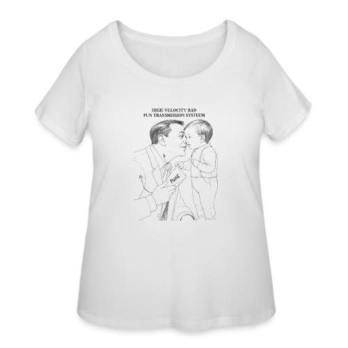 Dad Joke Blueprint T-Shirt - Women's Curvy T-Shirt