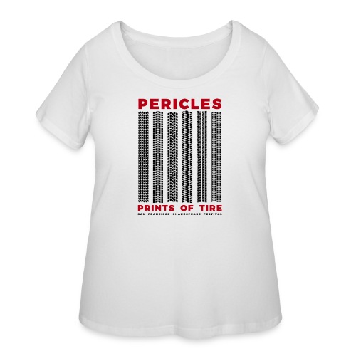Pericles, Prints Of Tire - Women's Curvy T-Shirt