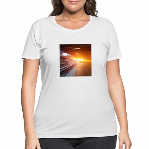 Station Sunrise - Women's Curvy T-Shirt