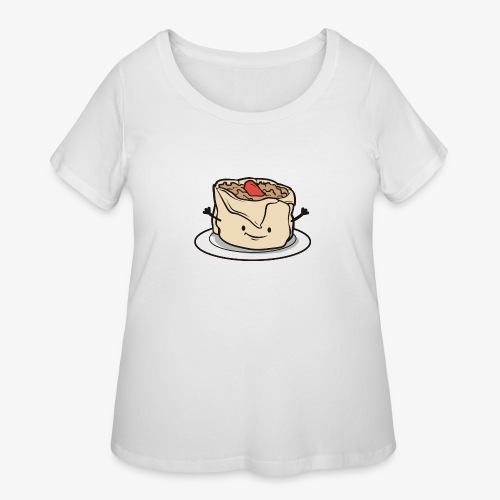 Pork-Shrimp-Pimp Dumpling - Women's Curvy T-Shirt