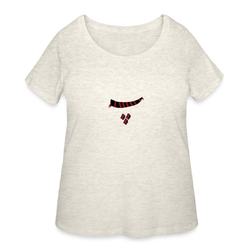 T-shirt_Letter_P - Women's Curvy T-Shirt