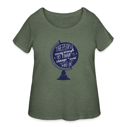 change the world - Women's Curvy T-Shirt