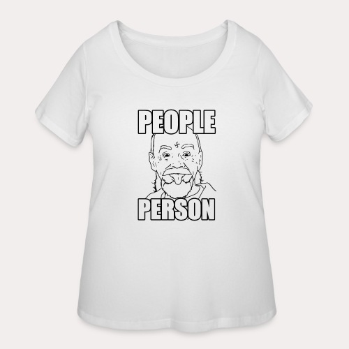people person - Women's Curvy T-Shirt