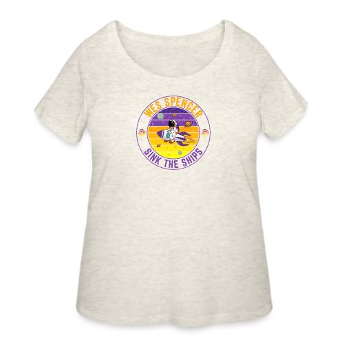 Sink the Ships | Wes Spencer Crypto - Women's Curvy T-Shirt
