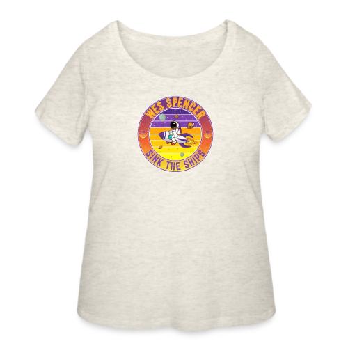 Wes Spencer - Sink the Ships - Women's Curvy T-Shirt