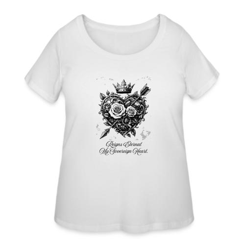 Royal Heart T-Shirt, Mug, & Leggings - Women's Curvy T-Shirt