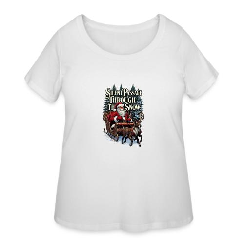 Nostalgic Santa T-Shirt - Women's Curvy T-Shirt