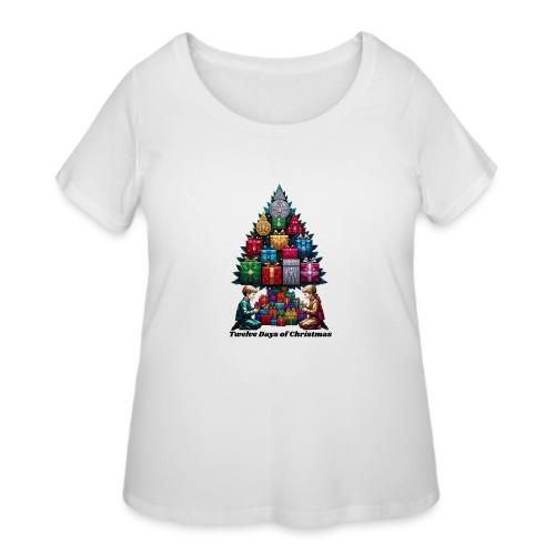 Twelve Days of Gifts T-Shirt - Women's Curvy T-Shirt