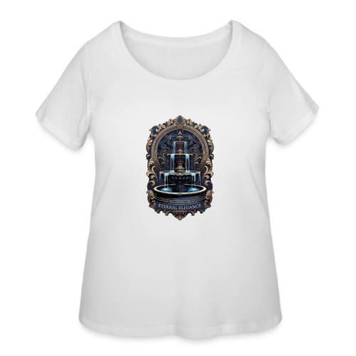 Gilded Baroque Fountain T-Shirt - Women's Curvy T-Shirt