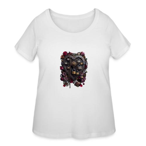 My Heart Permanently on Vacation T-Shirt - Women's Curvy T-Shirt