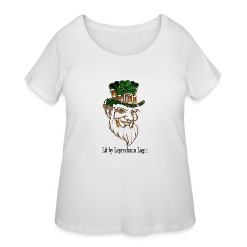Leprechaun Lantern Mischief T-Shirt - Women's Curvy T-Shirt