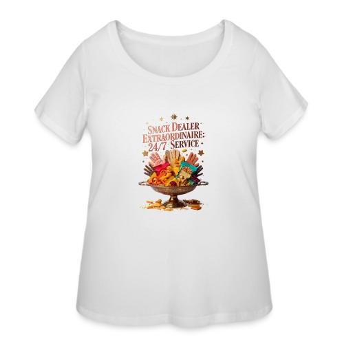 Snack Dealer Extraordinaire Tee, Mum Gift - Women's Curvy T-Shirt