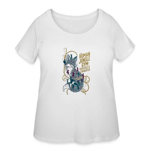 Human Jungle Gym Fox Tee - Women's Curvy T-Shirt