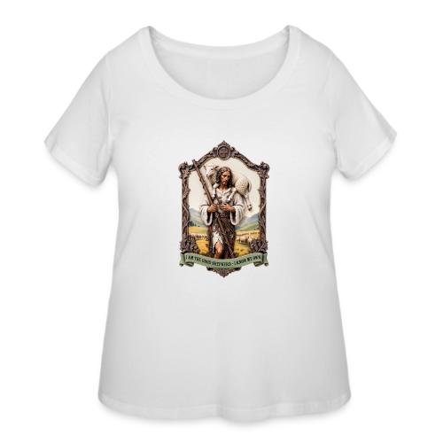 I Am The Good Shepherd T Shirt, Christian Gift - Women's Curvy T-Shirt