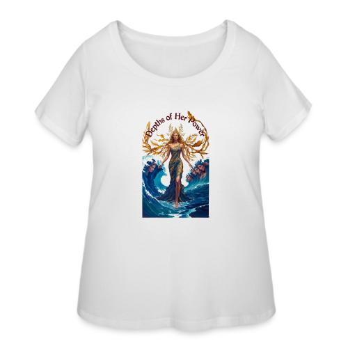 Women’s Day Tidal Sovereign T Shirt, Gift for Wife - Women's Curvy T-Shirt