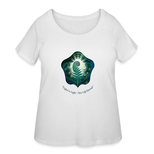 Easter Unfurl in Light Resurrection T Shirt, Gift - Women's Curvy T-Shirt