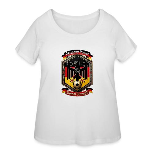 Germany Eagle Power T-Shirt, Flag Pride Gift - Women's Curvy T-Shirt