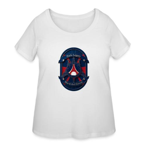 Paris Pride Heritage T Shirt, Soccer Fan Gift - Women's Curvy T-Shirt