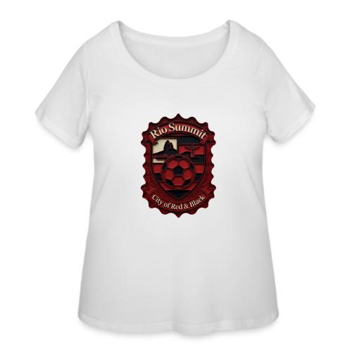 Flamengo Scarlet Summit T-Shirt, Football Gift - Women's Curvy T-Shirt