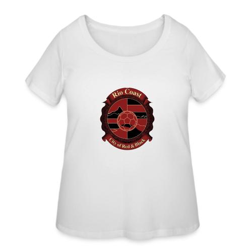 Flamengo Rio Coast T Shirt, Football Pride Gift - Women's Curvy T-Shirt