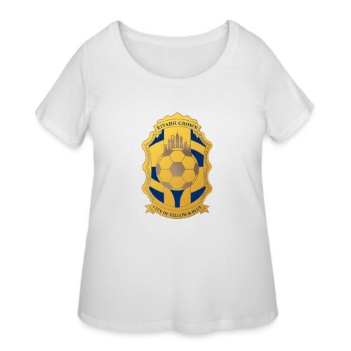 Riyadh Crown T Shirt, Modern Desert Pride Gift - Women's Curvy T-Shirt