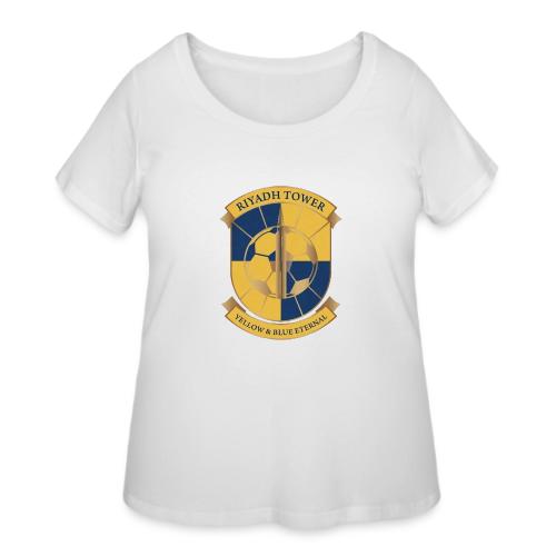 Riyadh Tower Premium T Shirt, Football Pride Gift - Women's Curvy T-Shirt