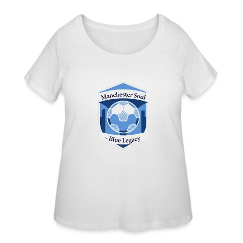 Manchester Soul Soccer City Emblem T Shirt, Gift - Women's Curvy T-Shirt