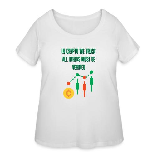 Sarcastic Bitcoin Investor T-shirt - Women's Curvy T-Shirt