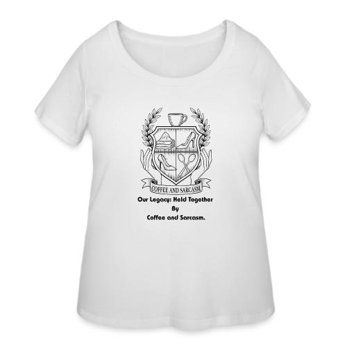 Sarcastic Mom T-Shirt, Mug - Women's Curvy T-Shirt