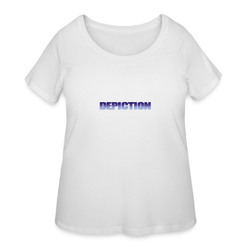 Depiction Impact [BLUE] - Women's Curvy T-Shirt