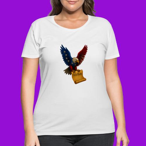 Bill of Rights Bald Eagle - Women's Curvy T-Shirt