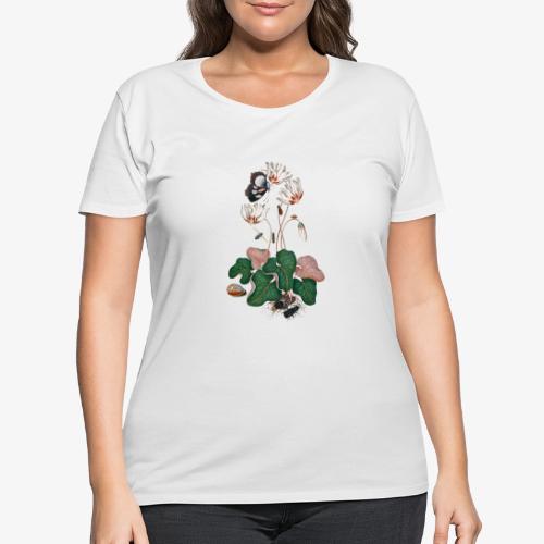 Cyclamen - Women's Curvy T-Shirt