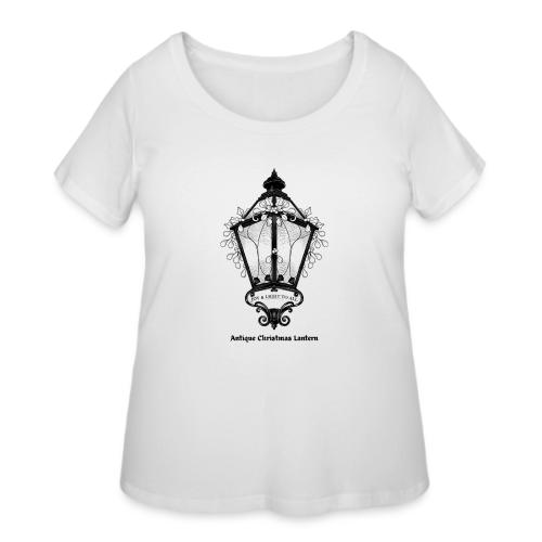 Antique Christmas Lantern T-Shirt - Women's Curvy T-Shirt