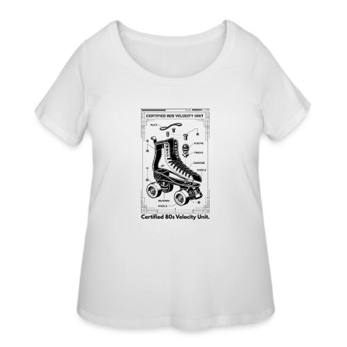 Retro Roller Skate T-Shirt - Women's Curvy T-Shirt